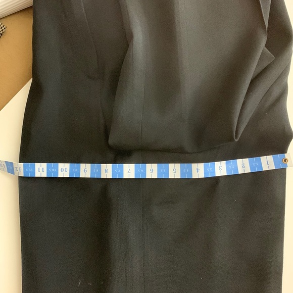 Vintage Liz Claiborne Petite Wool Pleated Black Pants Size 2 - Picture 6 of 6